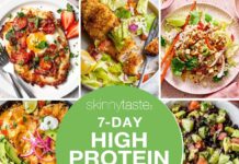 7-Денний План Високобілкового Харчування для Набору М’язової Маси та Ситості